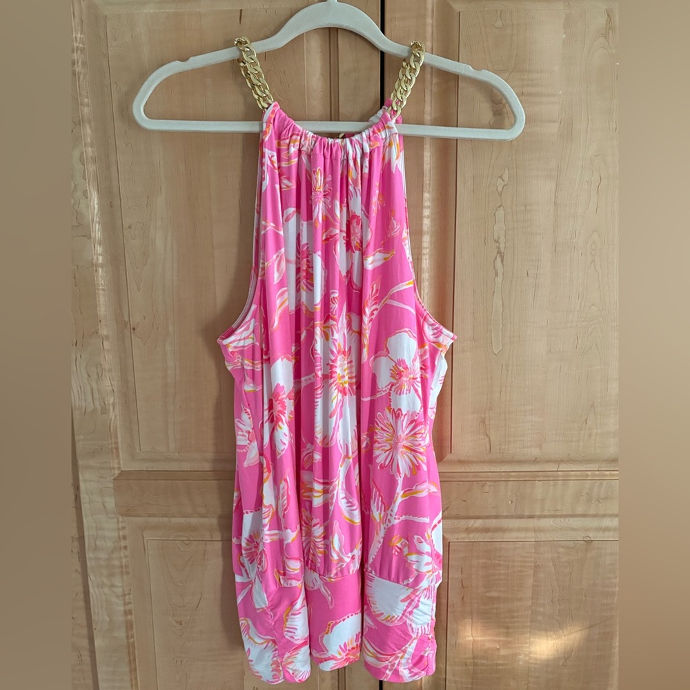 Lilly Pulitzer Bowen Halter Top Shirt XL